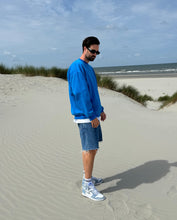 Afbeelding in Gallery-weergave laden, Manifestation Azure / Industrial Blue Sweatshirt (made in NL ๐ณ๐ฑ)
