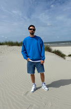 Afbeelding in Gallery-weergave laden, Manifestation Azure / Industrial Blue Sweatshirt (made in NL ๐ณ๐ฑ)