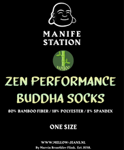 Afbeelding in Gallery-weergave laden, Black Manifestation Zen Performance Bamboo Buddha Sock š