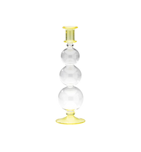 Afbeelding in Gallery-weergave laden, Yellow Bubble Glass Candle Holder
