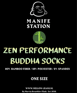 Manifestation Zen Performance Bamboo Buddha Sock 🎍