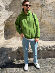 Manifestation Rainforest Green Double Layered Hoodie (made in 🇳🇱)